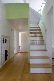 Treppe zur Dachterrasse